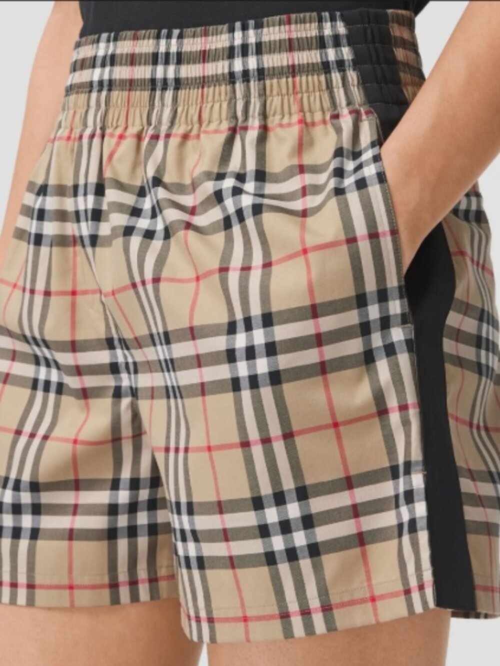 Burberry Nova check plaid shorts